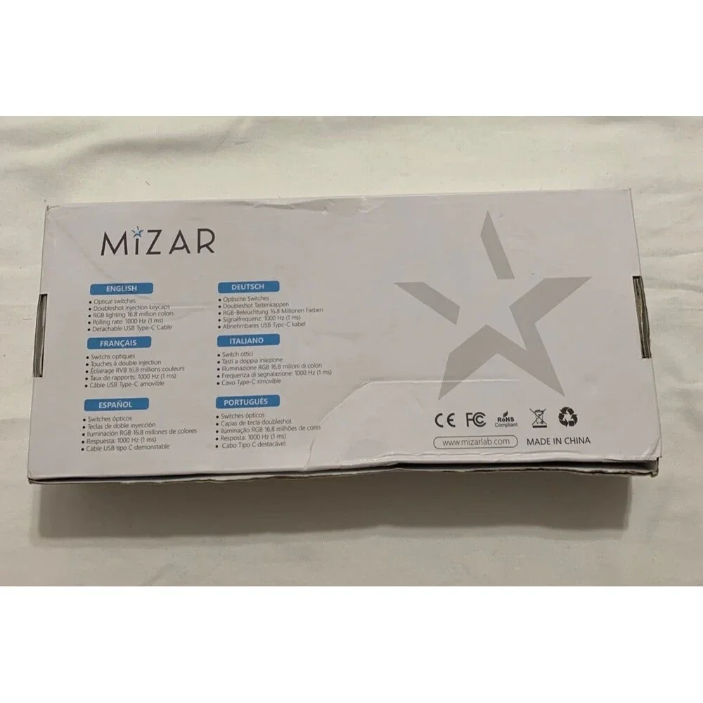Mizar Mz60 Mechanical Keyboard